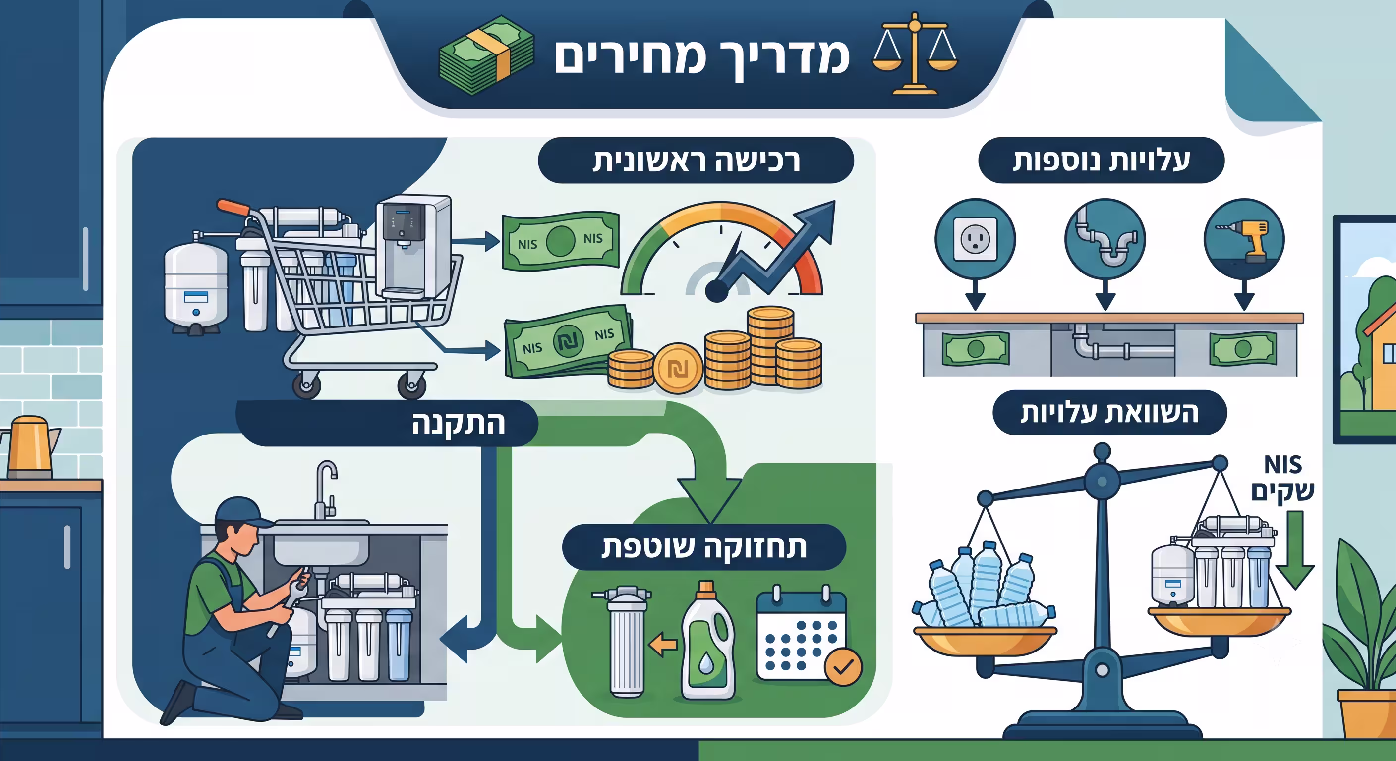 מערכת חם קר מחיר